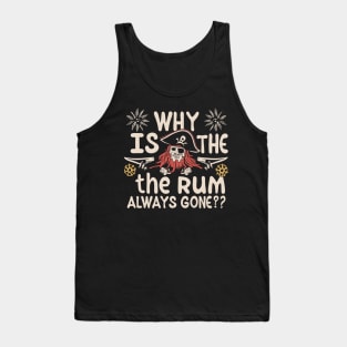 Why Is The Rum Always Gone? Tank Top